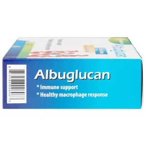 Viên uống Albuglucan Pharmaxx INC hỗ trợ tăng cường sức đề kháng (6 vỉ x 10 viên)