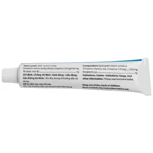 Kem bôi da Ciclopirox 0,77% VCP điều trị nấm da chân, nấm da đùi và nấm da toàn thân (15g)