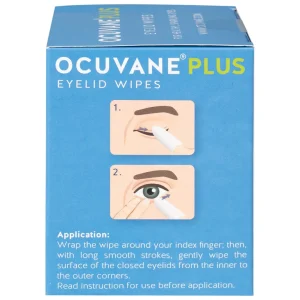Gạc lau mi mắt Ocuvane Plus Sucs làm sạch hiệu quả bụi bẩn và phấn hoa đọng lại trên mi (24 miếng)