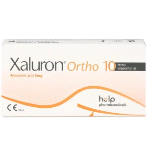 Viên đặt trực tràng Xaluron Ortho 5mg Help chăm sóc và hỗ trợ làm lành vết thương (10 viên)