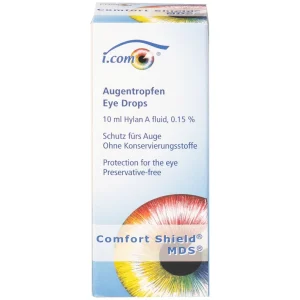 Dung dịch nhỏ mắt Comfort Shield MDS 10ml I.com giảm khô mắt do viêm giác mạc kết mạc khô