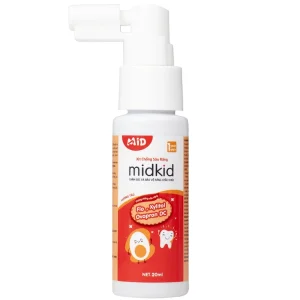 Xịt chống sâu răng Midkid 20ml DK Pharma hương táo - làm sạch khoang miệng, bảo vệ men răng