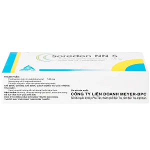 Thuốc Soredon NN5 Meyer - BPC điều trị dị ứng, rối loạn collagen, bệnh khớp, bệnh da (3 vỉ x 10 viên)