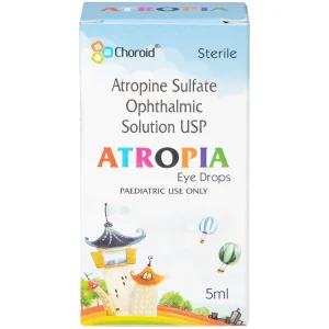 Dung dịch nhỏ mắt ATROPIA 5ml Choroid kiểm soát và làm chậm sự phát triển tật cận thị ở trẻ em