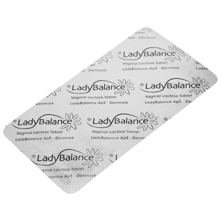 Viên đặt âm đạo LadyBalance giảm khí hư và mùi hôi âm đạo do nhiễm khuẩn âm đạo (1 vỉ x 12 viên)