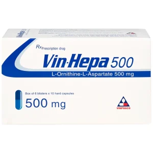 Thuốc Vin-Hepa 500 Vinphaco điều trị các bệnh lý ở gan (6 vỉ x 10 viên)