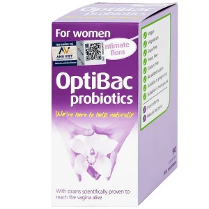Viên uống Optibac For Women Optibac Probiotics bổ sung lợi khuẩn hỗ trợ sức khỏe nữ giới (90 viên)