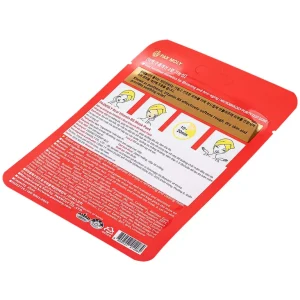 Mặt nạ Pax Moly Real Vitamin B5 Mask Pack 10 miếng (Red) giúp da mềm mịn, giúp dưỡng ẩm da, làm dịu da