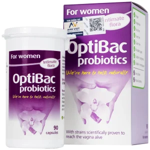 Viên uống Optibac For Women Optibac Probiotics bổ sung lợi khuẩn hỗ trợ sức khỏe nữ giới (90 viên)