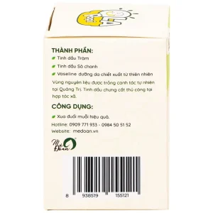 Cao đuổi muỗi Ola Papi hỗ trợ phòng cảm lạnh và tránh gió, giảm sưng tấy khi bị côn trùng đốt (20g)