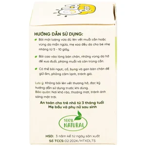 Cao đuổi muỗi Ola Papi hỗ trợ phòng cảm lạnh và tránh gió, giảm sưng tấy khi bị côn trùng đốt (20g)