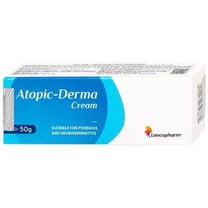 Kem thoa Lancopharm Atopic Derma Cream 50g dùng cho người bị vảy nến, á sừng, viêm da thần kinh
