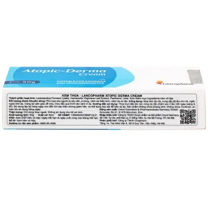 Kem thoa Lancopharm Atopic Derma Cream 50g dùng cho người bị vảy nến, á sừng, viêm da thần kinh