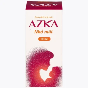 Dung dịch nhỏ mũi Azka 10ml Anvy dùng trong cảm lạnh, sổ mũi, loại bỏ dịch nhầy