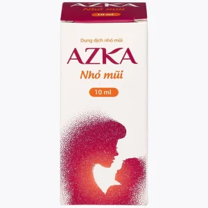 Dung dịch nhỏ mũi Azka 10ml Anvy dùng trong cảm lạnh, sổ mũi, loại bỏ dịch nhầy