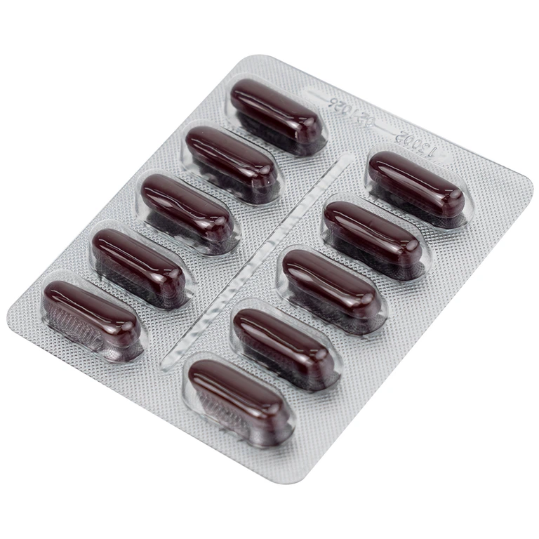 Thuốc Maxxhepa Urso 200 Ampharco điều trị xơ gan do mật nguyên phát, tan sỏi túi mật cholesterol (3 vỉ x 10 viên)