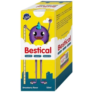 Dung dịch Bestical 120ml Ergo Pharma bổ sung canxi, vitamin D3 và vitamin K2