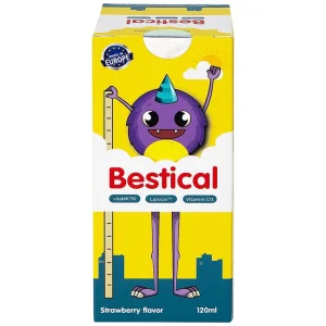 Dung dịch Bestical 120ml Ergo Pharma bổ sung canxi, vitamin D3 và vitamin K2