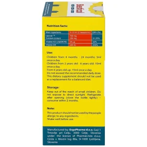 Dung dịch Bestical 120ml Ergo Pharma bổ sung canxi, vitamin D3 và vitamin K2
