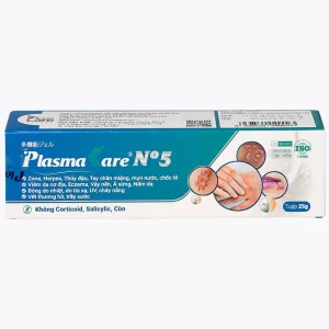 Kem bôi da Plasmakare Nº5 Innocare 25g hỗ trợ điều trị Zona, Herpes, thủy đậu, tay chân miệng