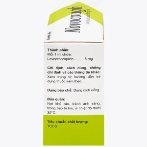 Dung dịch uống Novocough 6mg/ml CPC1HN điều trị triệu chứng ho (20 ống x 5ml)
