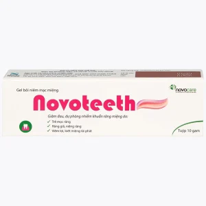 Gel bôi niêm mạc miệng Novoteeth 10g Novocare giảm đau, dự phòng nhiễm khuẩn răng miệng do trẻ mọc răng