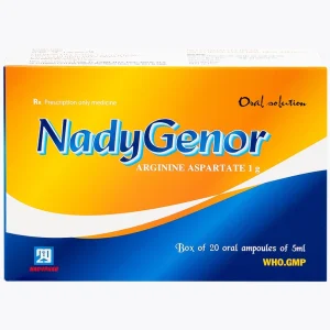 Thuốc NadyGenor 5ml Nadyphar điều trị duy trì tăng amoniac máu (20 ống)