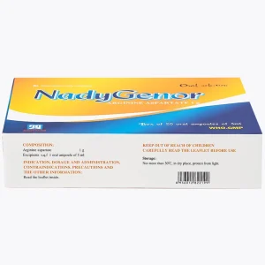 Thuốc NadyGenor 5ml Nadyphar điều trị duy trì tăng amoniac máu (20 ống)