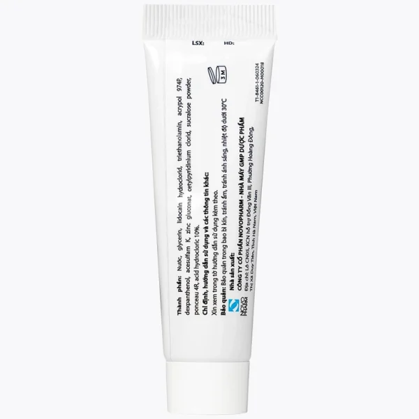 Gel bôi niêm mạc miệng Novoteeth 10g Novocare giảm đau, dự phòng nhiễm khuẩn răng miệng do trẻ mọc răng