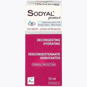 Dung dịch nước mắt nhân tạo Sodyal Protect 10ml Omisan cấp ẩm và làm dịu dành, cấp ẩm cho mắt