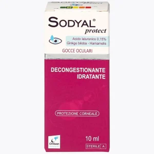 Dung dịch nước mắt nhân tạo Sodyal Protect 10ml Omisan cấp ẩm và làm dịu dành, cấp ẩm cho mắt