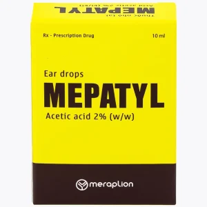 Thuốc nhỏ tai Mepatyl 10ml Merap điều trị nhiễm khuẩn của ống tai ngoài