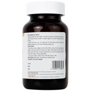 Viên uống Diatema Tuệ Linh hỗ trợ hạ đường huyết, giảm mỡ máu (60 viên)