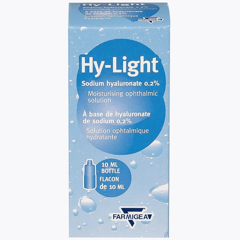 Nước mắt nhân tạo Hy-Light 10ml Farmigea giữ ẩm và bảo vệ mắt giảm tình trạng kích ứng, khô, đỏ