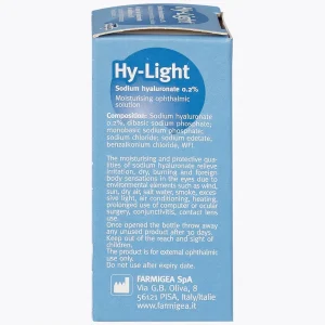 Nước mắt nhân tạo Hy-Light 10ml Farmigea giữ ẩm và bảo vệ mắt giảm tình trạng kích ứng, khô, đỏ