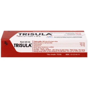 Kem bôi da Trisula 20g An Thiên Pharma điều trị các bệnh nhiễm khuẩn ngoài da