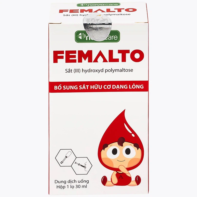 Dung dịch uống Femalto 30ml CPC1HN bổ sung sắt hữu cơ dạng lỏng