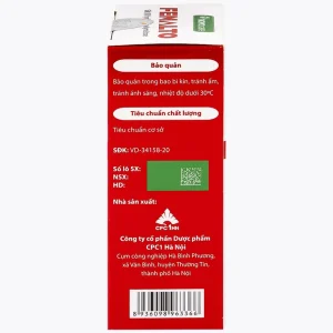 Dung dịch uống Femalto 30ml CPC1HN bổ sung sắt hữu cơ dạng lỏng