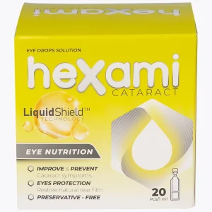 Dung dịch nhỏ mắt Hexami Cataract CPC1HN cải thiện và dự phòng tình trạng đục thủy tinh thể (20 ống)