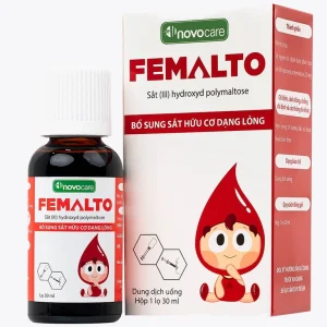 Dung dịch uống Femalto 30ml CPC1HN bổ sung sắt hữu cơ dạng lỏng