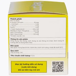 Dung dịch nhỏ mắt Hexami Cataract CPC1HN cải thiện và dự phòng tình trạng đục thủy tinh thể (20 ống)