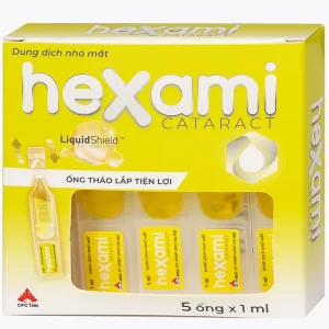 Dung dịch nhỏ mắt Hexami Cataract CPC1HN cải thiện và dự phòng tình trạng đục thủy tinh thể (20 ống)