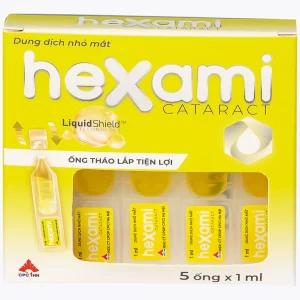 Dung dịch nhỏ mắt Hexami Cataract CPC1HN cải thiện và dự phòng tình trạng đục thủy tinh thể (20 ống)