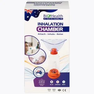 Buồng đệm khí dung Inhalation Chamber BH01 220ml Biohealth đưa thuốc vào bằng đường hô hấp