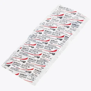 Thuốc Noklot 75mg Zydus phòng ngừa biến cố xơ vữa động mạch (3 vỉ x 10 viên)