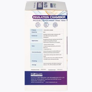 Buồng đệm khí dung Inhalation Chamber BH01 220ml Biohealth đưa thuốc vào bằng đường hô hấp