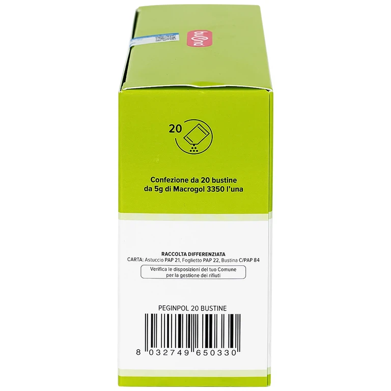 Bột pha hỗn dịch nhuận tràng PEGinpol 5g Buona cải thiện tình trạng táo bón cho trẻ (20 gói)