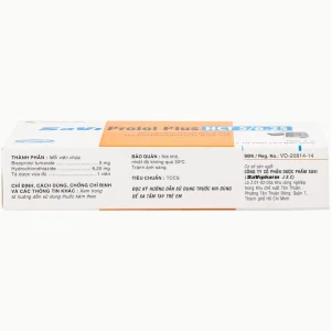 Thuốc Savi Prolol Plus HCT 5/6.25 kiểm soát tình trạng tăng huyết áp (3 vỉ x 10 viên)