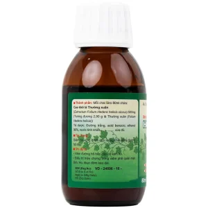 Siro ho Haspan 80ml giảm ho, long đờm, điều trị viêm đường hô hấp cấp có kèm ho