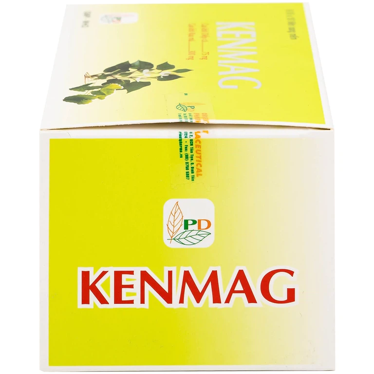 Thuốc Kenmag GMP phòng và hỗ trợ điều trị táo bón, giải nhiệt, thông tiểu (6 vỉ x 10 viên)